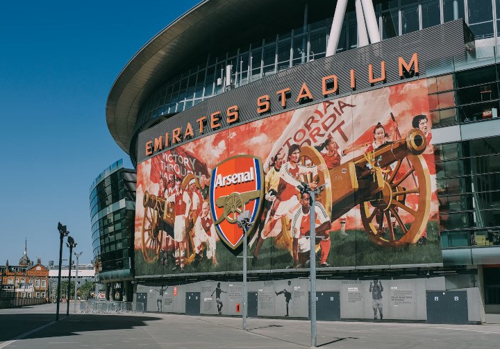 Arsenal's Emirates Stadium Main Entrance